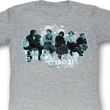 The Breakfast Club Juniors Shirt Bubbles Heather Grey Tee T-Shirt