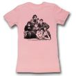 The Breakfast Club Juniors Shirt Group Light Pink Tee T-Shirt