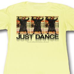 The Breakfast Club Juniors Shirt Just Dance Yellow Tee T-Shirt