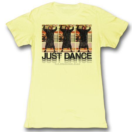 The Breakfast Club Juniors Shirt Just Dance Yellow Tee T-Shirt