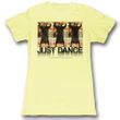 The Breakfast Club Juniors Shirt Just Dance Yellow Tee T-Shirt