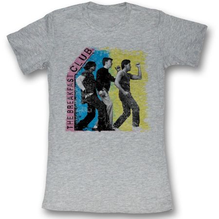 The Breakfast Club Juniors Shirt Three Dudes Grey Tee T-Shirt