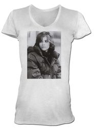 The Breakfast Club Juniors T-Shirt BFC Alison White V Neck Tee Shirt