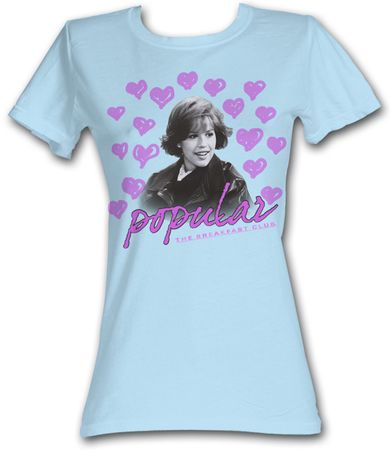The Breakfast Club Juniors T-Shirt BFC Popular Powder Blue Tee Shirt