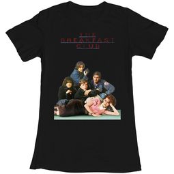 The Breakfast Club Juniors T-Shirt BFC Poster Black Tee Shirt