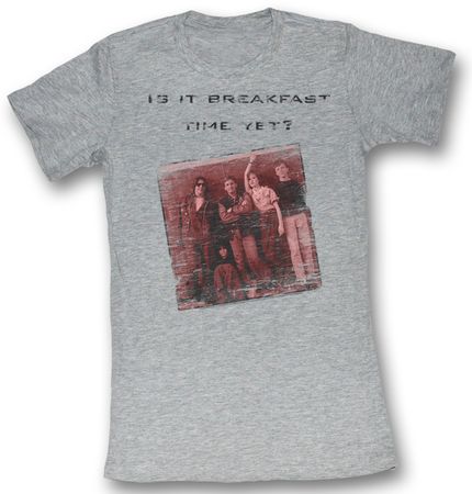 The Breakfast Club Juniors T-Shirt Breakfast Time Heather Grey Shirt