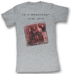 The Breakfast Club Juniors T-Shirt Breakfast Time Heather Grey Shirt