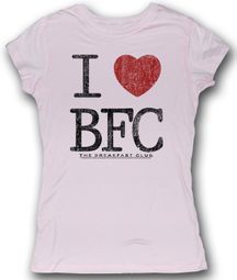 The Breakfast Club Juniors T-Shirt Lovin This Club Pink Tee Shirt