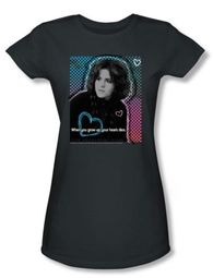 The Breakfast Club Juniors T-shirt Movie Heart Dies Charcoal Tee Shirt