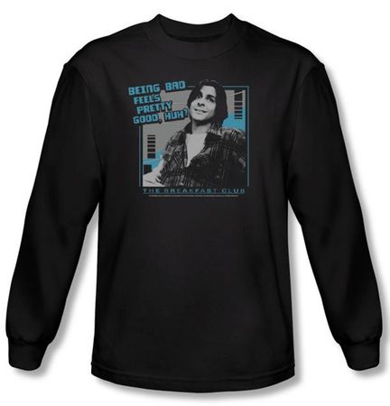 The Breakfast Club Long Sleeve T-shirt Movie Bad Black Tee Shirt