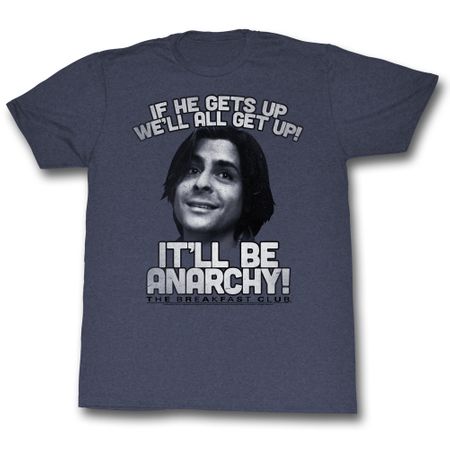 The Breakfast Club Shirt Anarchy Navy T-Shirt