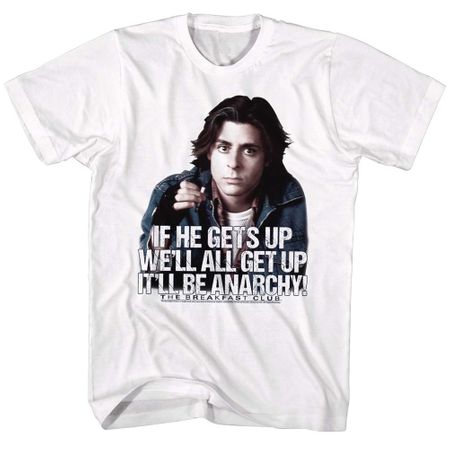 The Breakfast Club Shirt Anarchy White T-Shirt