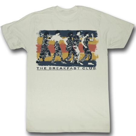 The Breakfast Club Shirt Dance Away Adult Natural Tee T-Shirt