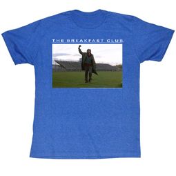 The Breakfast Club Shirt Fist Pump Royal Blue T-Shirt