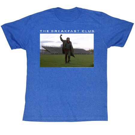 The Breakfast Club Shirt Fist Pump Royal Blue T-Shirt