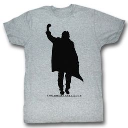 The Breakfast Club Shirt Fist Pump Silhouette Athletic Heather T-Shirt