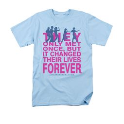 The Breakfast Club Shirt Forever Adult Light Blue Tee T-Shirt