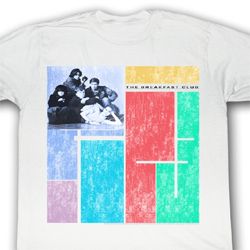 The Breakfast Club Shirt Four Corner Club Adult White Tee T-Shirt