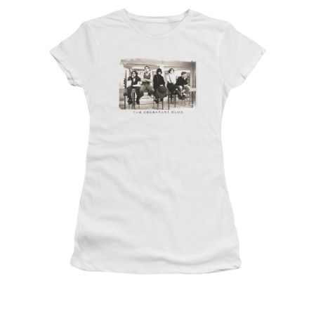The Breakfast Club Shirt Juniors Club Mugs White Tee T-Shirt
