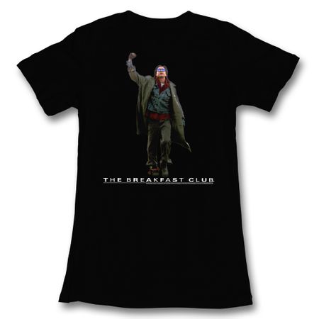 The Breakfast Club Shirt Juniors Fist Pump Black T-Shirt