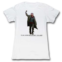 The Breakfast Club Shirt Juniors Fist Pump White T-Shirt