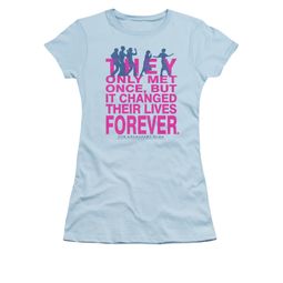 The Breakfast Club Shirt Juniors Forever Light Blue Tee T-Shirt