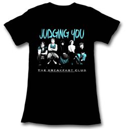 The Breakfast Club Shirt Juniors Judging You Black T-Shirt