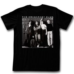 The Breakfast Club Shirt Locker Pose Black T-Shirt