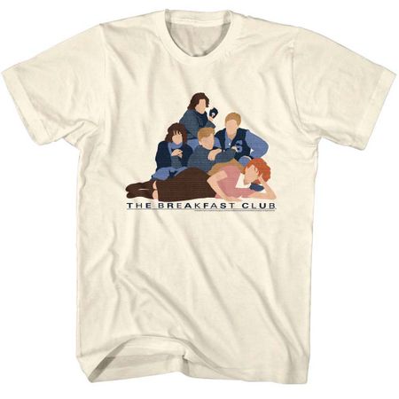 The Breakfast Club Shirt No Faces Off White T-Shirt