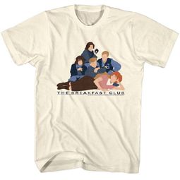 The Breakfast Club Shirt No Faces Off White T-Shirt