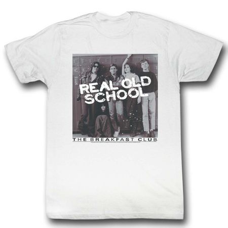 The Breakfast Club Shirt Real Old School White T-Shirt