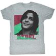 The Breakfast Club Shirt Rebel Adult Grey Heather Tee T-Shirt