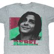 The Breakfast Club Shirt Rebel Adult Grey Heather Tee T-Shirt
