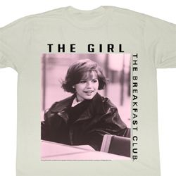 The Breakfast Club Shirt The Girl Adult Dirty White Tee T-Shirt