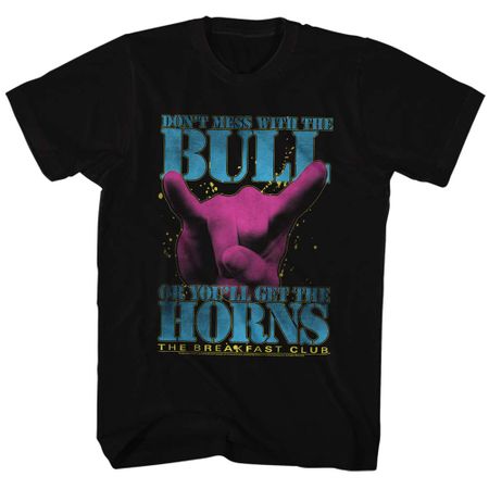 The Breakfast Club Shirt The Horns Black T-Shirt