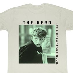 The Breakfast Club Shirt The Nerd Adult Dirty White Tee T-Shirt