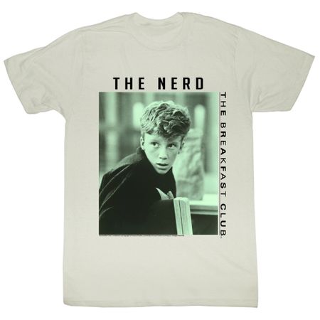 The Breakfast Club Shirt The Nerd Adult Dirty White Tee T-Shirt