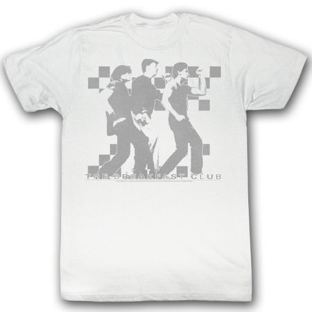 The Breakfast Club Shirt Waddle Adult White Tee T-Shirt