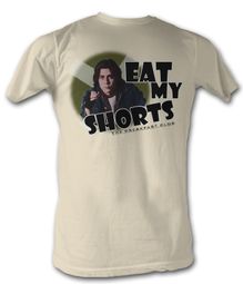 The Breakfast Club T-Shirt BFC Eat My Shorts Dirty White Tee Shirt