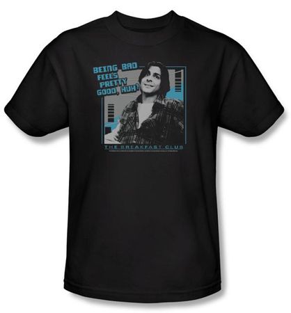 The Breakfast Club T-shirt Movie Bad Adult Black Tee Shirt