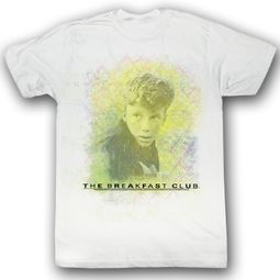 The Breakfast Club T-Shirt Movie Girly Adult White Tee Shirt
