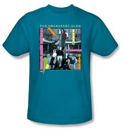 The Breakfast Club T-shirt Movie Tree Adult Turquoise Tee Shirt
