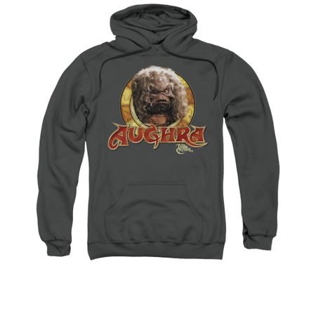 The Dark Crystal Hoodie Sweatshirt Aughra Circle Charcoal Adult Hoody Sweat Shirt