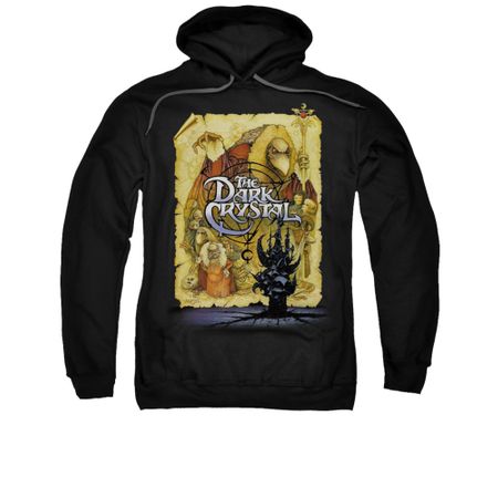 The Dark Crystal Hoodie Sweatshirt Poster Black Adult Hoody Sweat Shirt