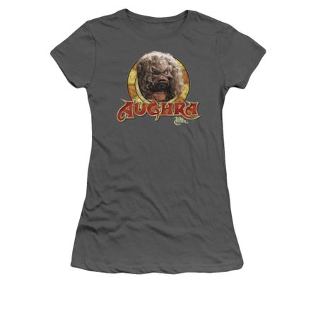 The Dark Crystal Shirt Aughra Circle Juniors Charcoal Tee T-Shirt