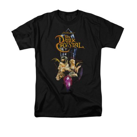 The Dark Crystal Shirt Crystal Quest Adult Black Tee T-Shirt