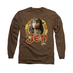 The Dark Crystal Shirt Jen Circle Long Sleeve Charcoal Tee T-Shirt