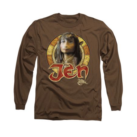 The Dark Crystal Shirt Jen Circle Long Sleeve Charcoal Tee T-Shirt