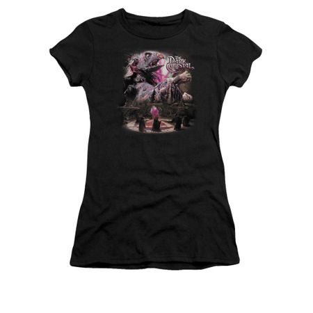 The Dark Crystal Shirt Power Mad Juniors Black Tee T-Shirt