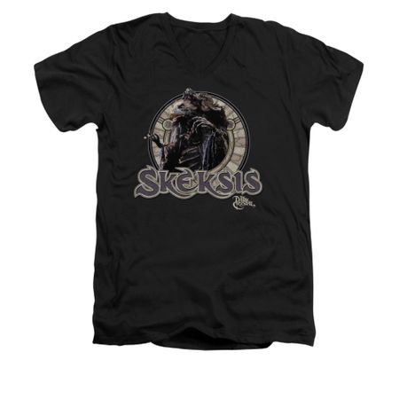 The Dark Crystal Shirt Skeksis Slim Fit V Neck Black Tee T-Shirt